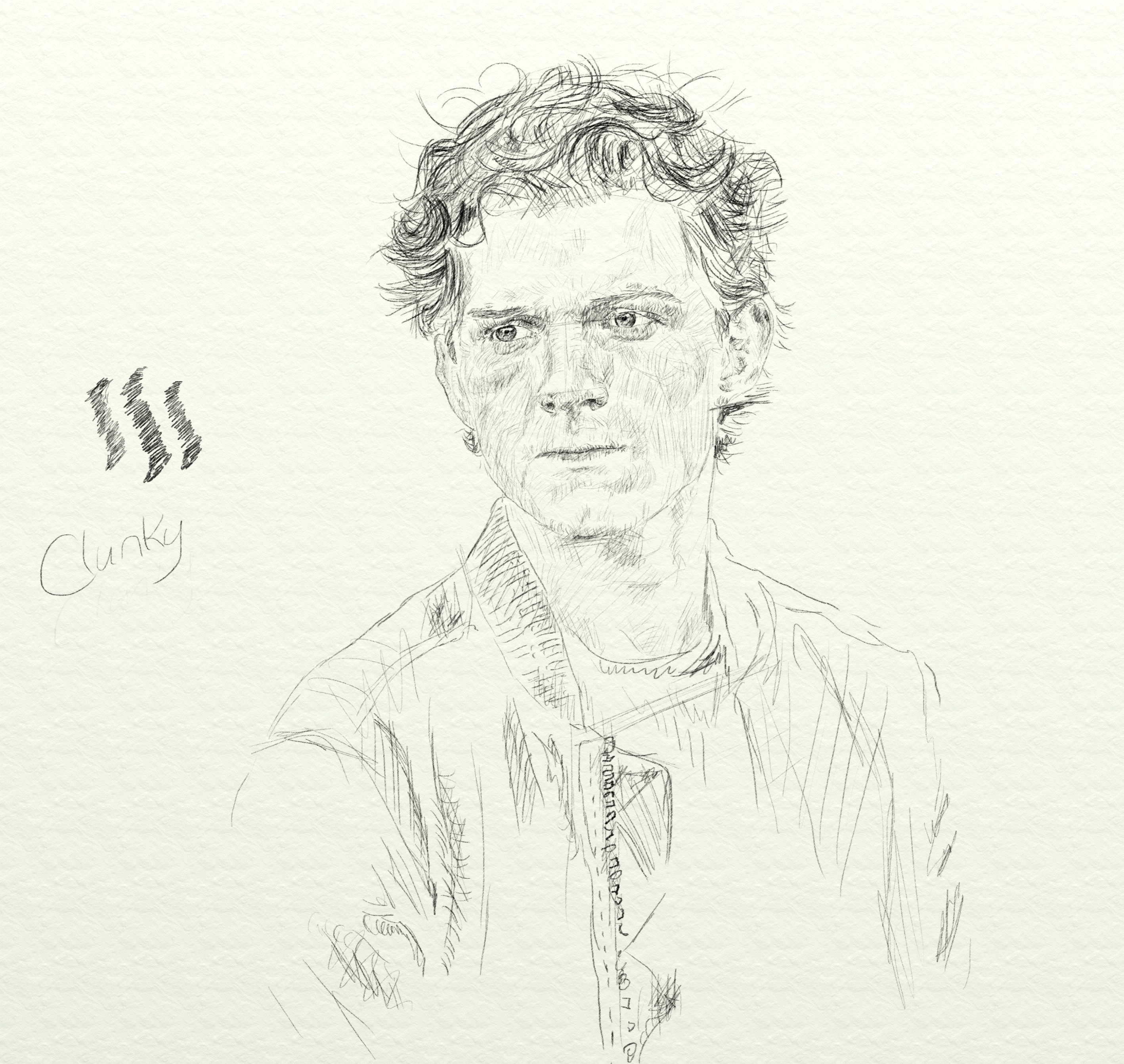 Tom Holland Sketch Drawing by Omar Shahid | Saatchi Art