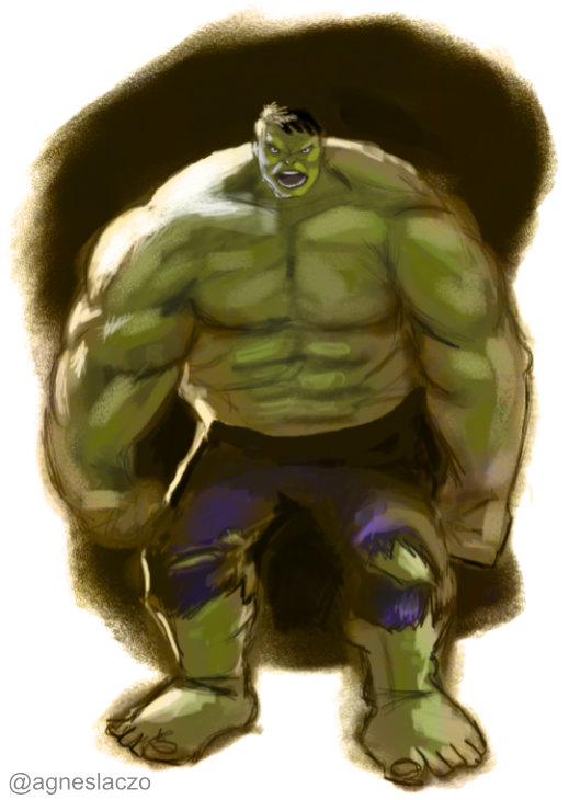 hulk art drawing illustration agnes laczo.jpg