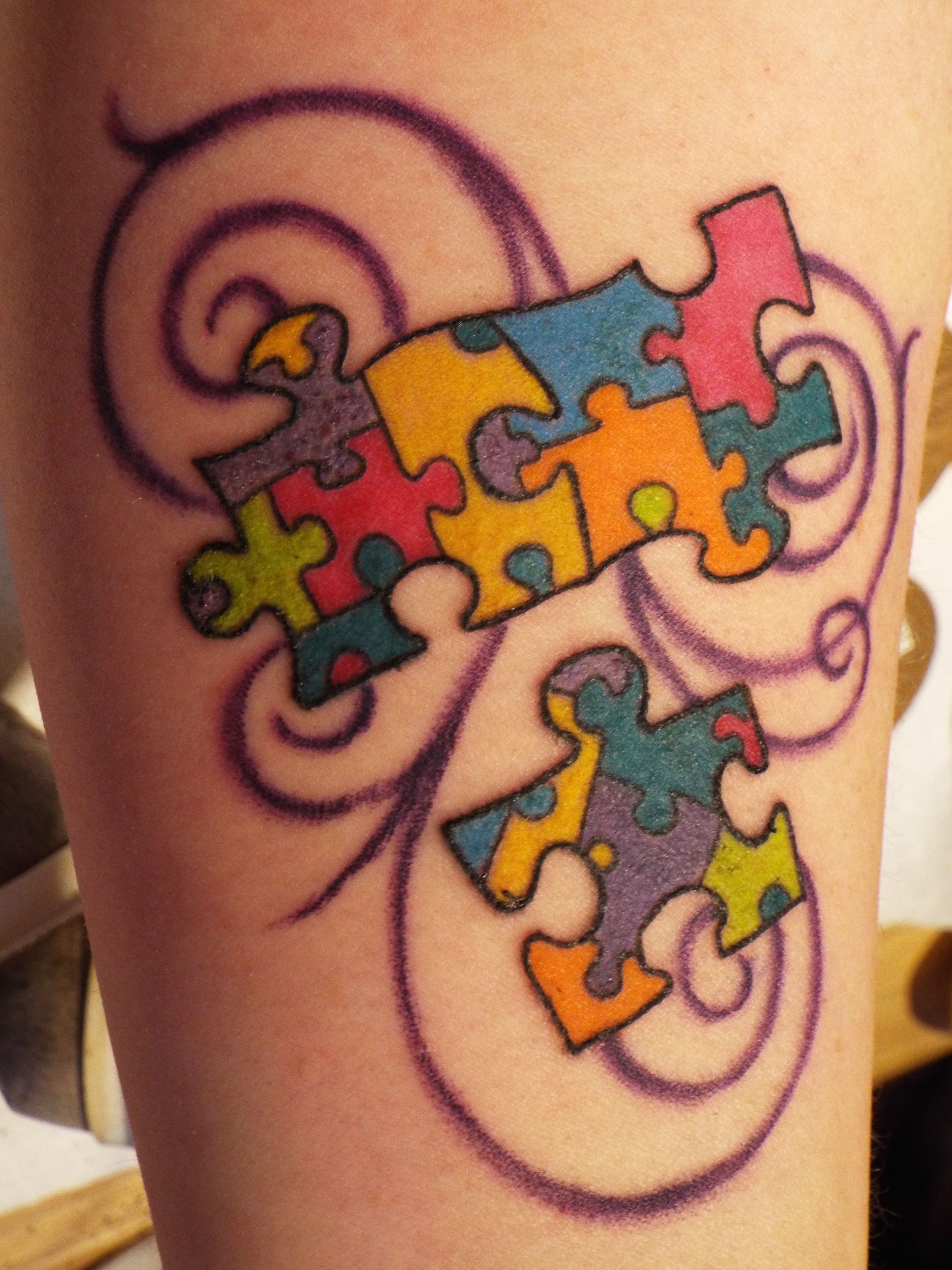 puzzle piece tattoo design