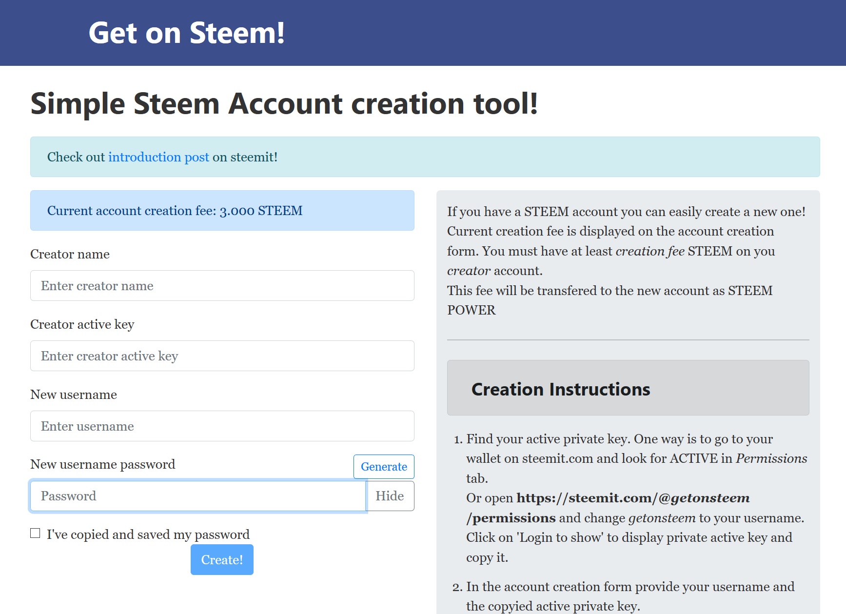 Get on Steem - A Steem account Creation Tool.jpg