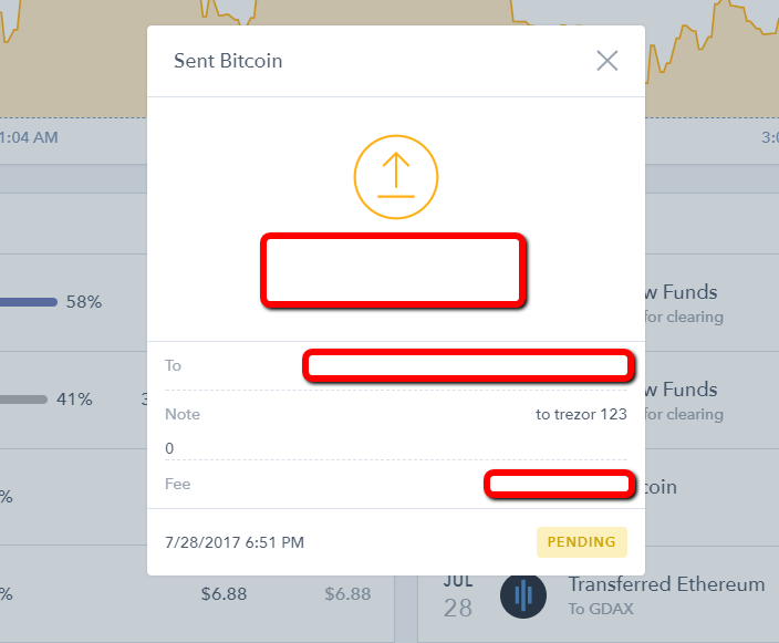 coinbase app still says pending