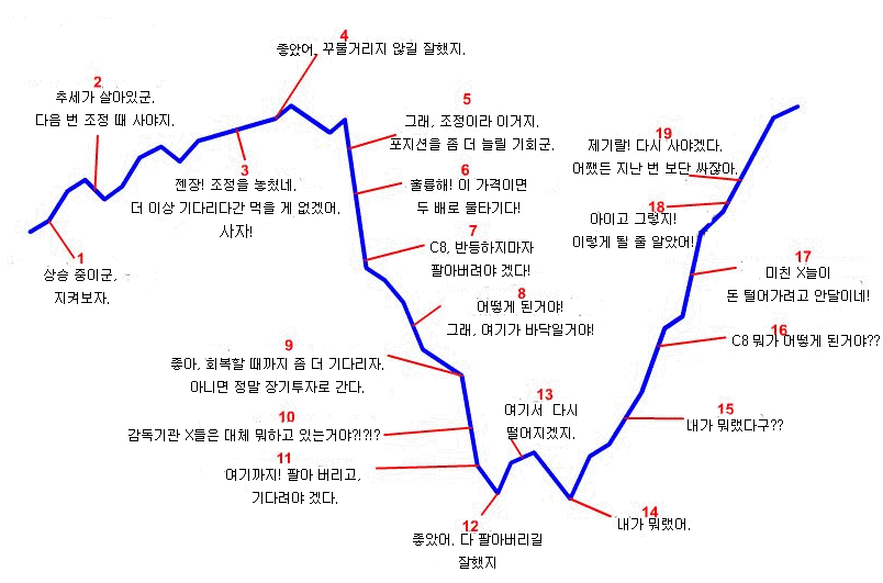 차트로 보는 돈 잃는 투자의 정석