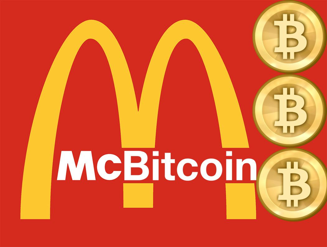 mcdonalds bitcoin mokesčių rinkos bitcoin