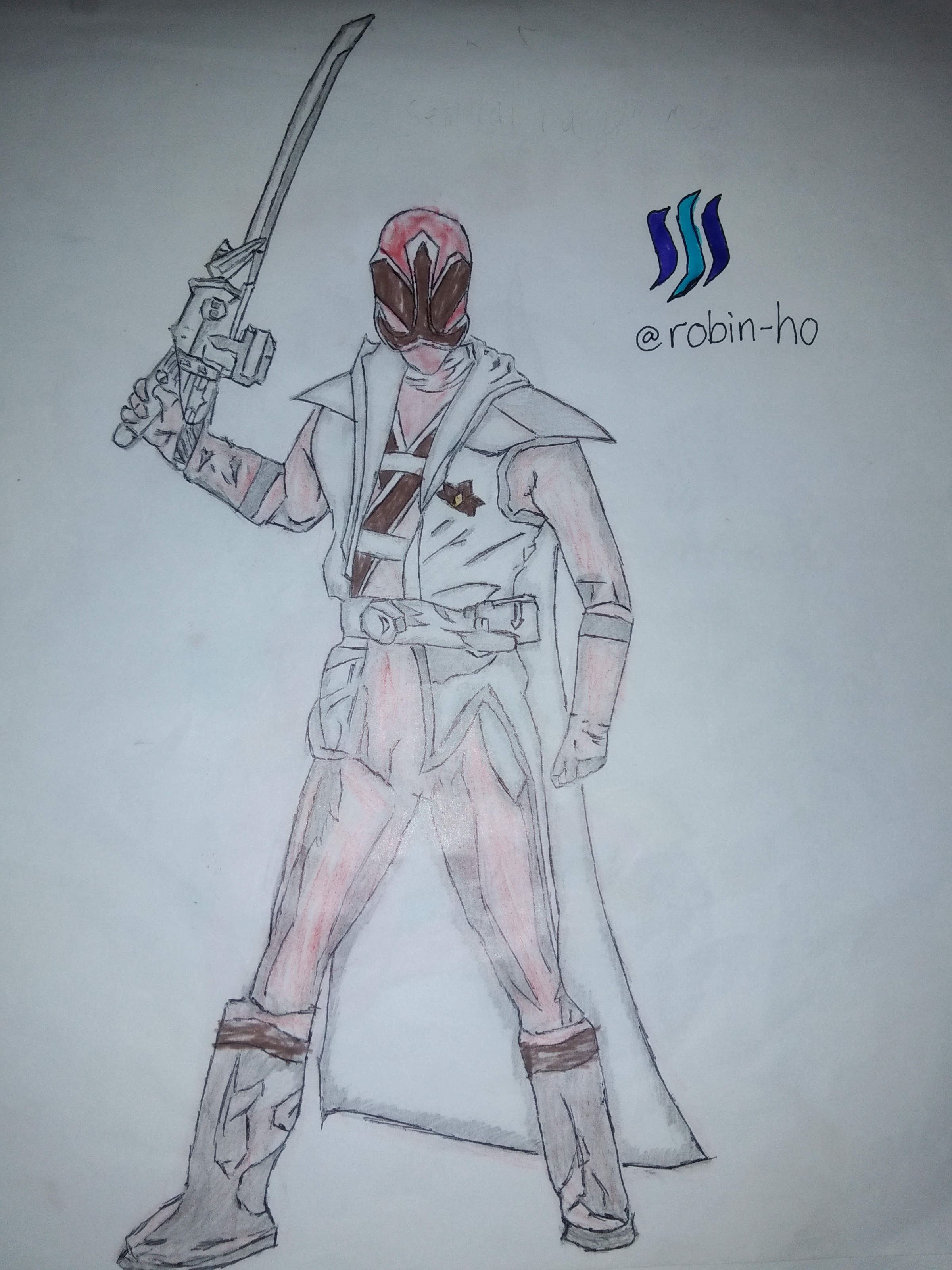 red power ranger drawing by inthemouthofmadness on DeviantArt