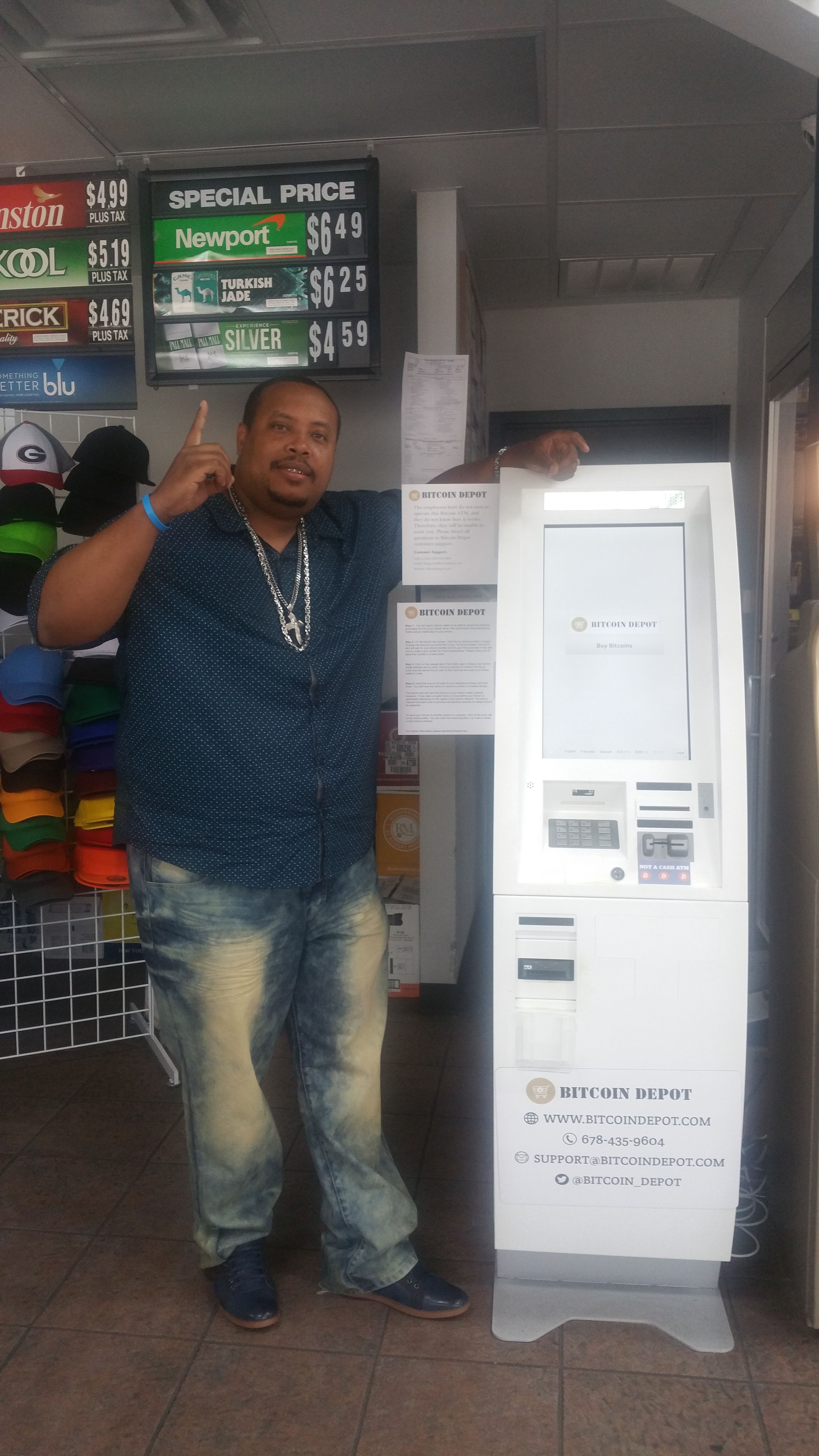 Wow Bitcoin ATM Machine Spotting In Georgia & My Lovely Wife Joined  @Steemit Yesterday! — Steemit