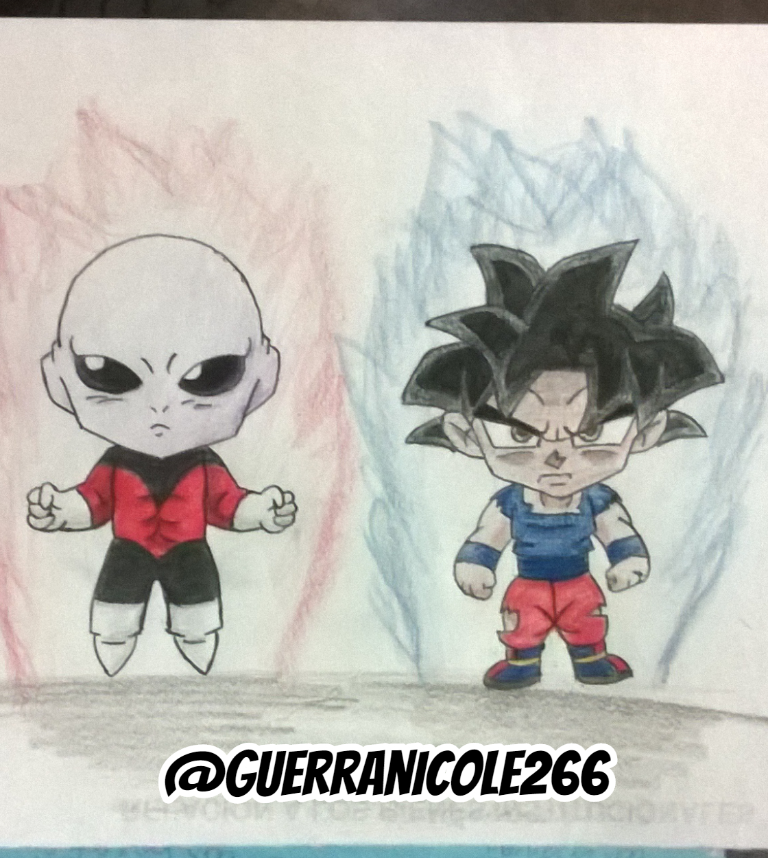 Dibujando a Jiren y Goku (DBS) — Steemit