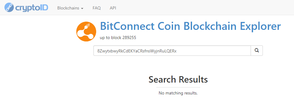 BCC blockchain not found.PNG