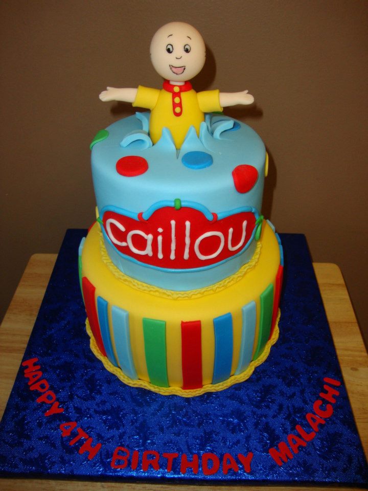 Caillou Cake - Decorated Cake by Cakes & Crafts by Kass - CakesDecor