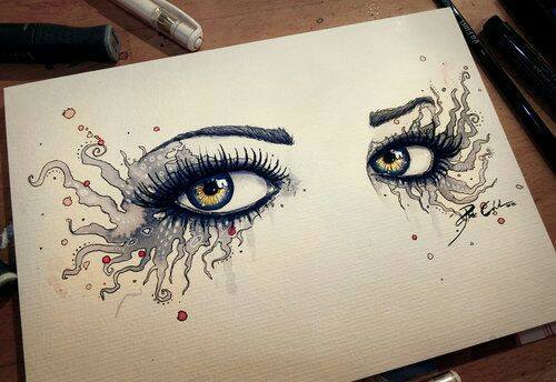 Color Pencil Drawing Eye By Marigona Toma 1 - Preview