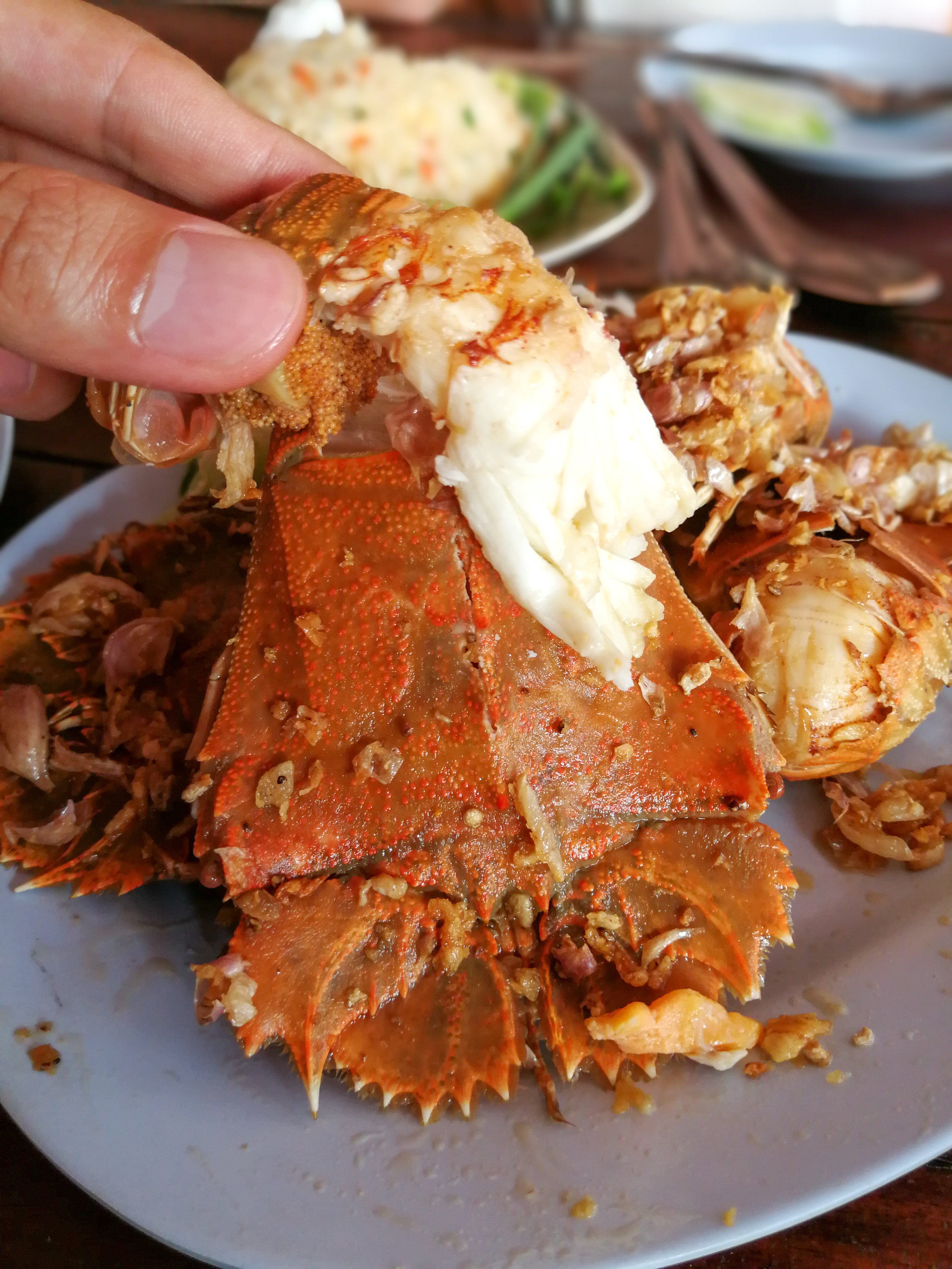 How to eat slipper lobsters (udang ketak)? - Joy 'N' Escapade