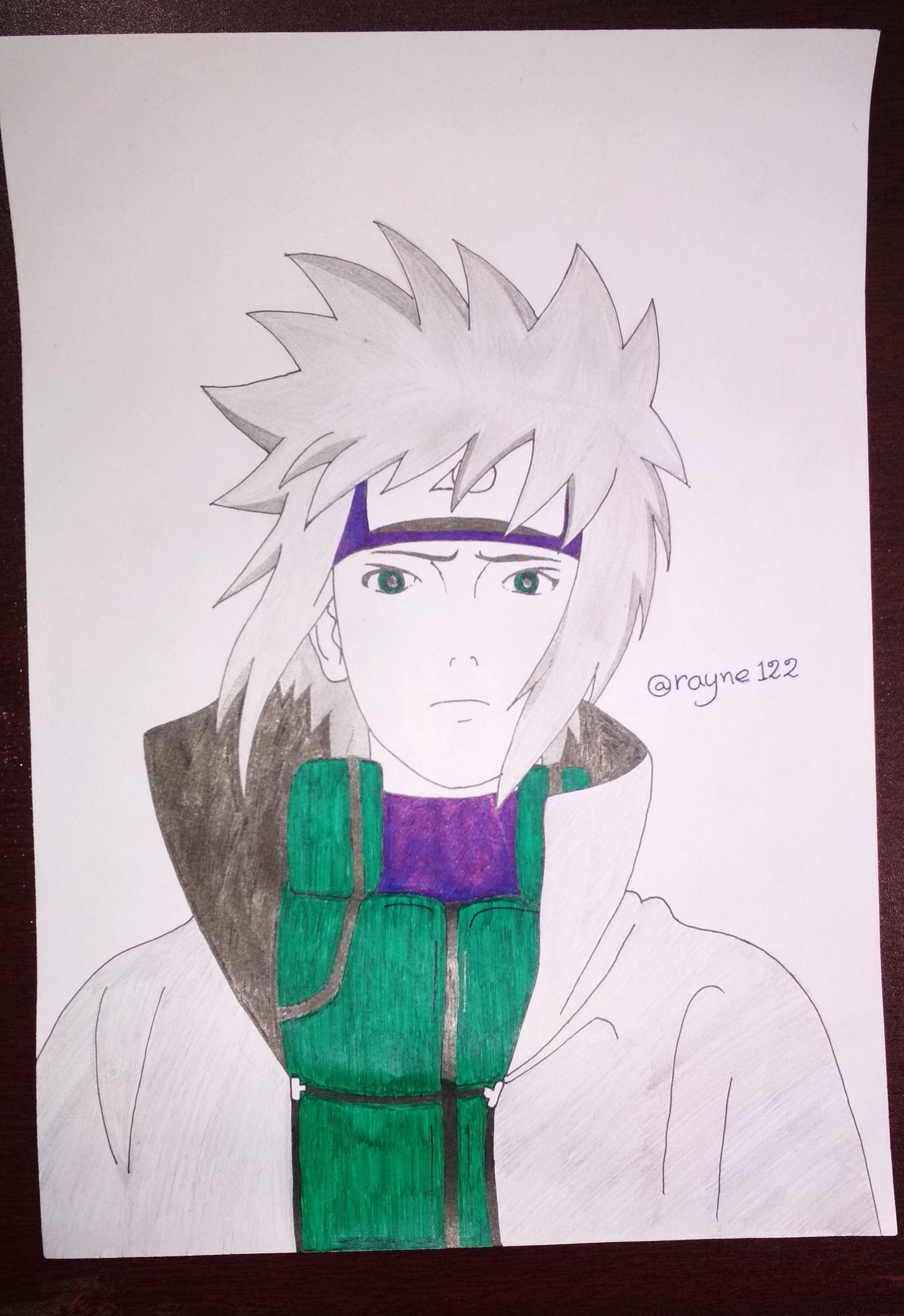 How to Draw Minato Namikaze from Naruto Shippuden