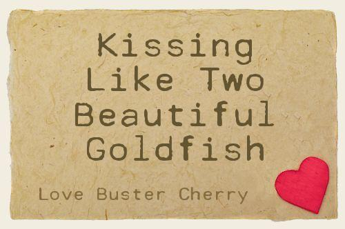 Kissing Like Two Beautiful Goldfish