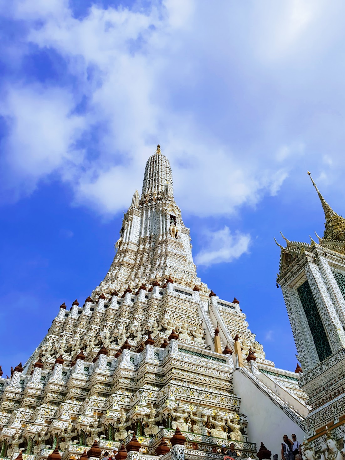 #1 Climbing the steep stairs of the Wat Arun in Bangkok, Thailand