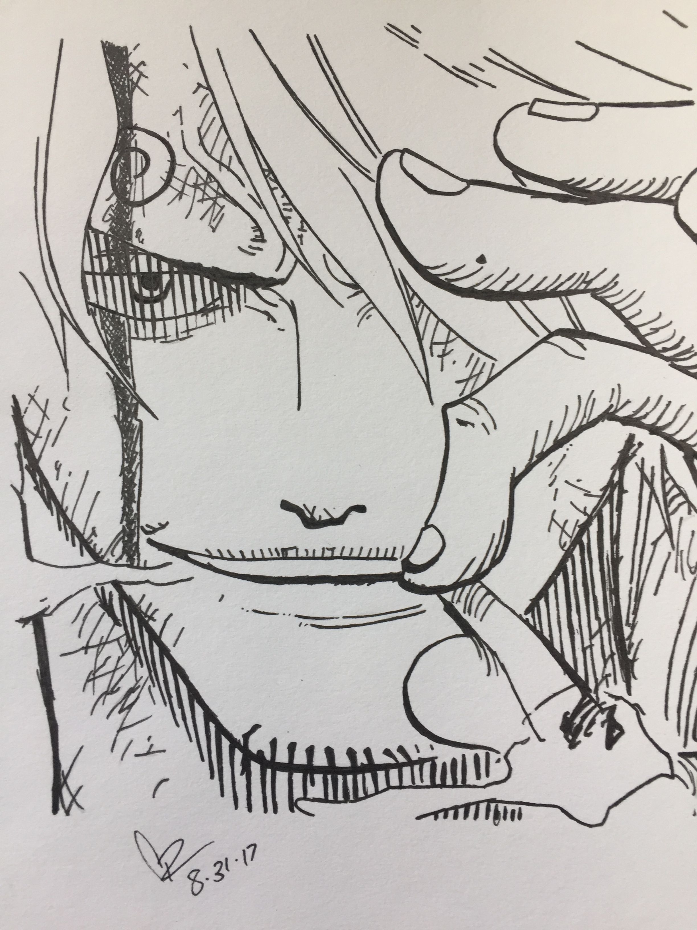 Sanji Vinsmoke From One Piece Anime Speed Drawing Time Lapse Art By Clark Steemit