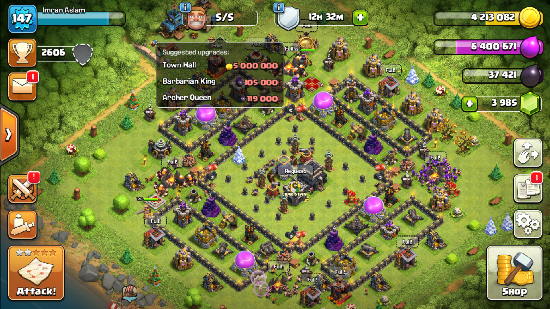 Check my MAX T.H 18 baseClash of Clans — Steemit