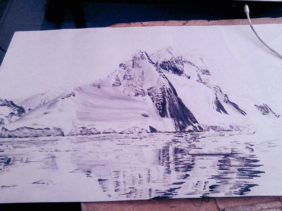 Dibujo de cueva de la montaña para colorear  Dibujos para colorear  imprimir gratis