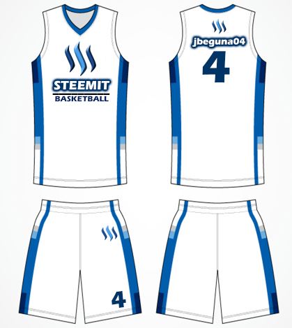 blue white jersey design