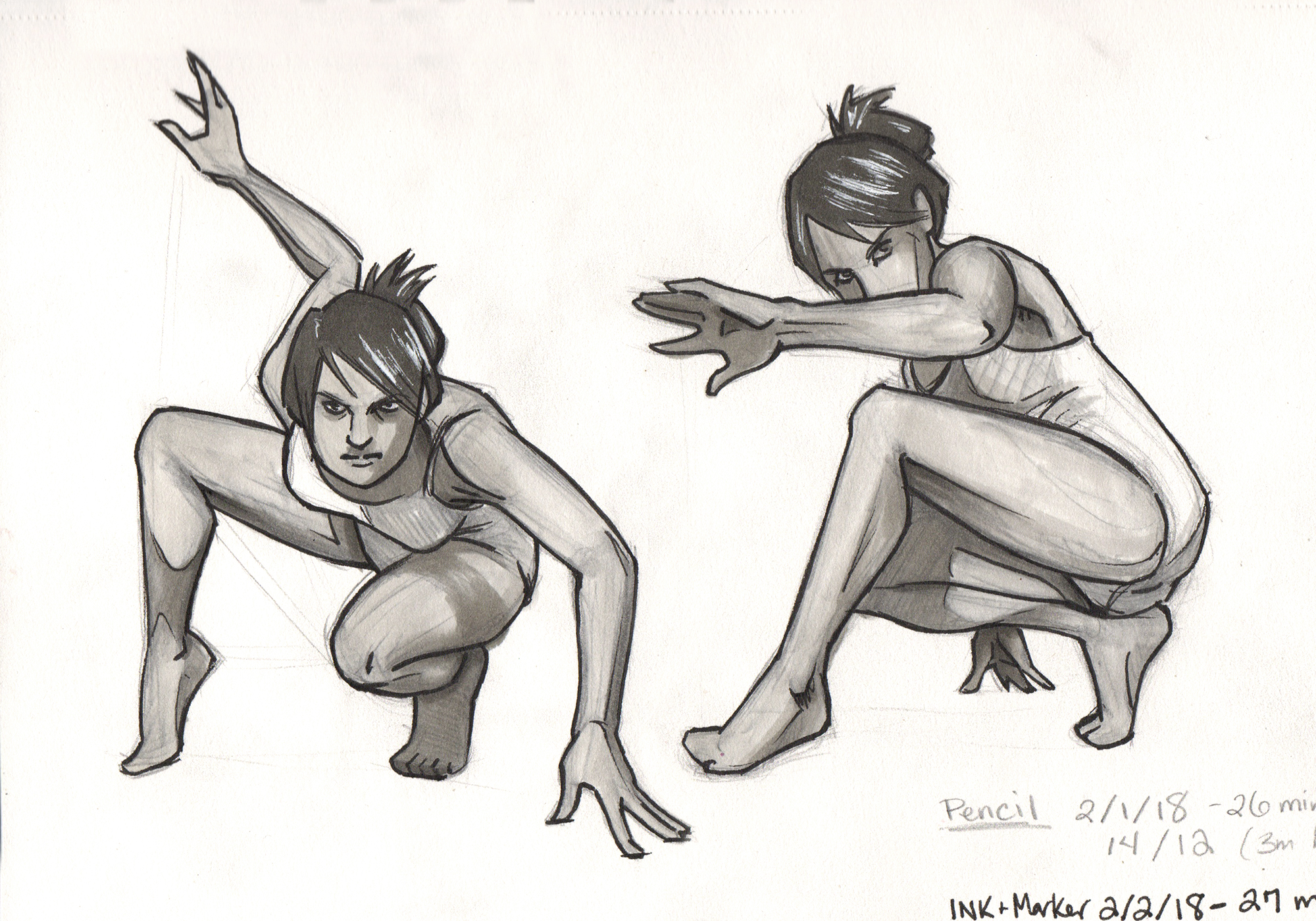 Drawing Battle Poses 2-1