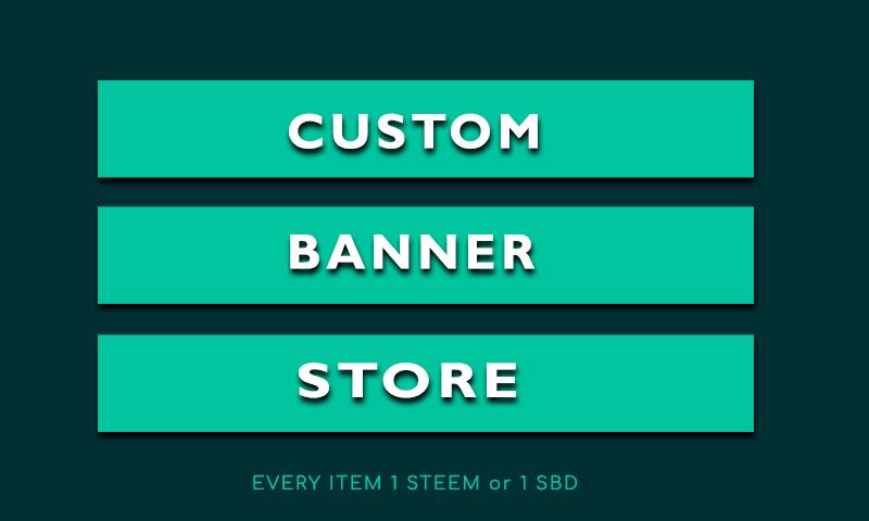 Custom Banner Store Inventory Post 4 New Prices Steemit
