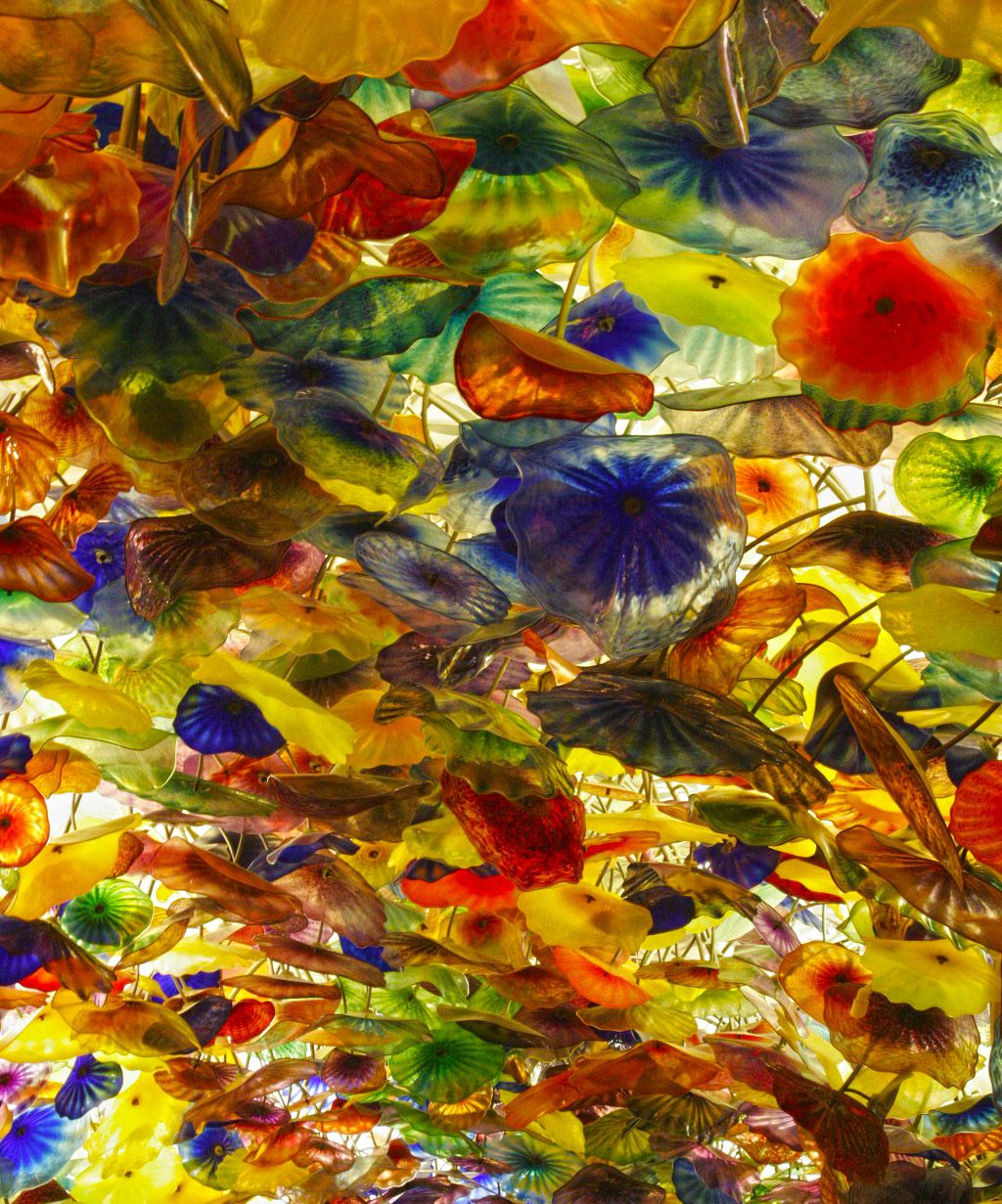 The Bellagio Glass Ceiling Original Photo Steemit