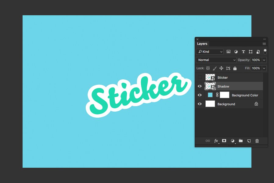 Download Step By Step Tutorial In Adobe Photoshop Creating Mock Up Sticker Steemit