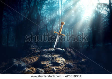 stock-photo-high-contrast-image-of-excalibur-sword-in-the-stone-with-light-rays-and-dust-specs-in-a-dark-forest-425319034.jpg