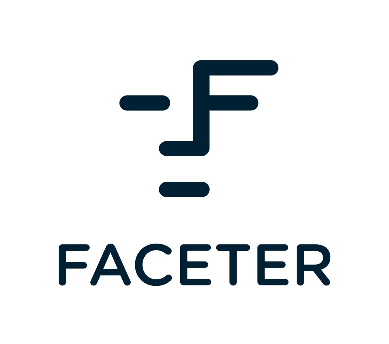 We start. Faceter. Faceter.cam/pair. Vision Technology logo. Aceterin.