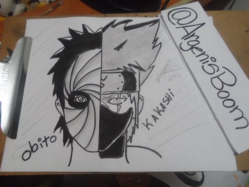 Kakashi e Obito, Naruto sketch drawing, Anime character drawing, Naruto  drawings