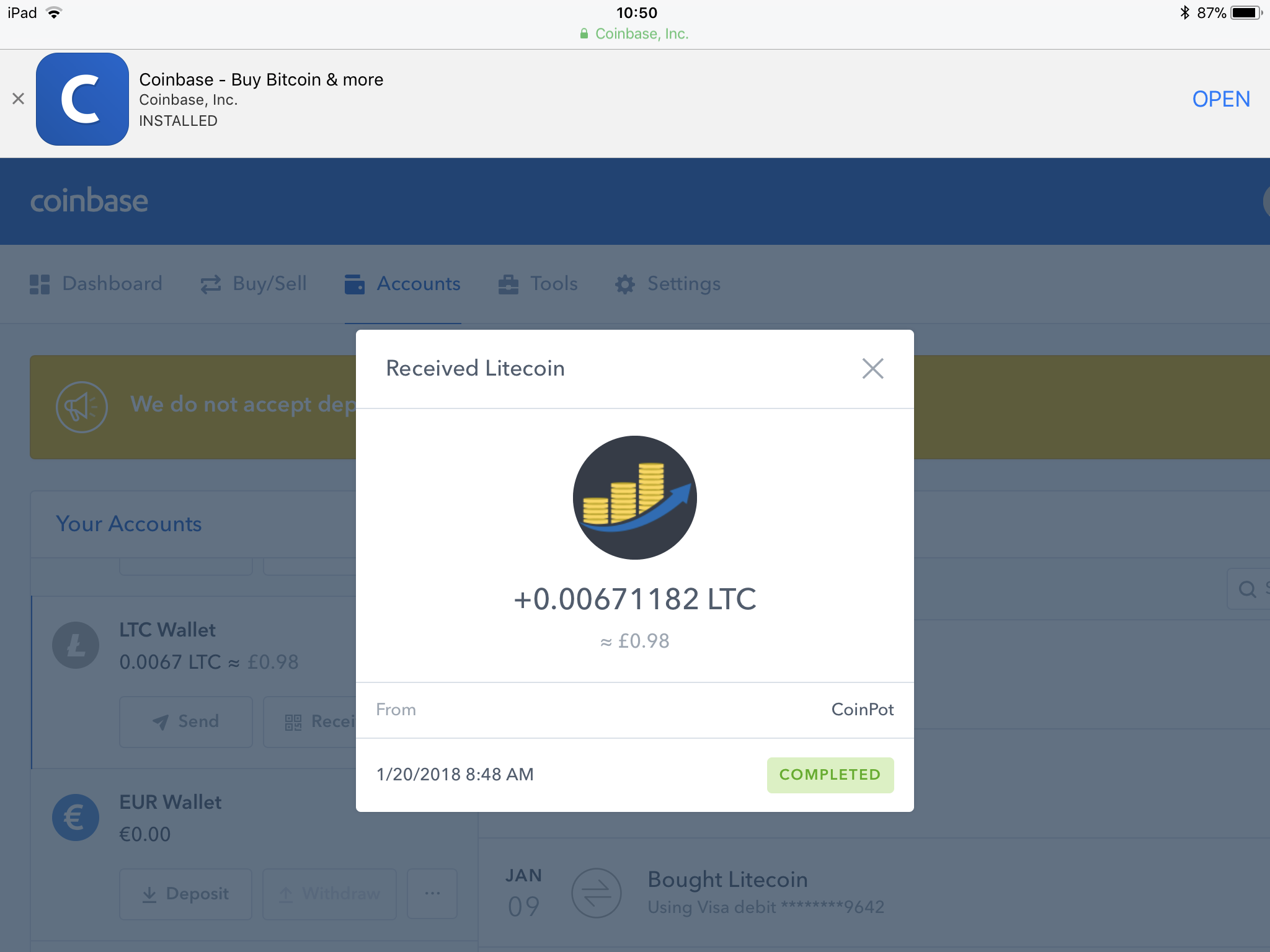 How To Receive Bitcoin Coinbase Litecoin Faucet Coinpot Hotel Ahar - 