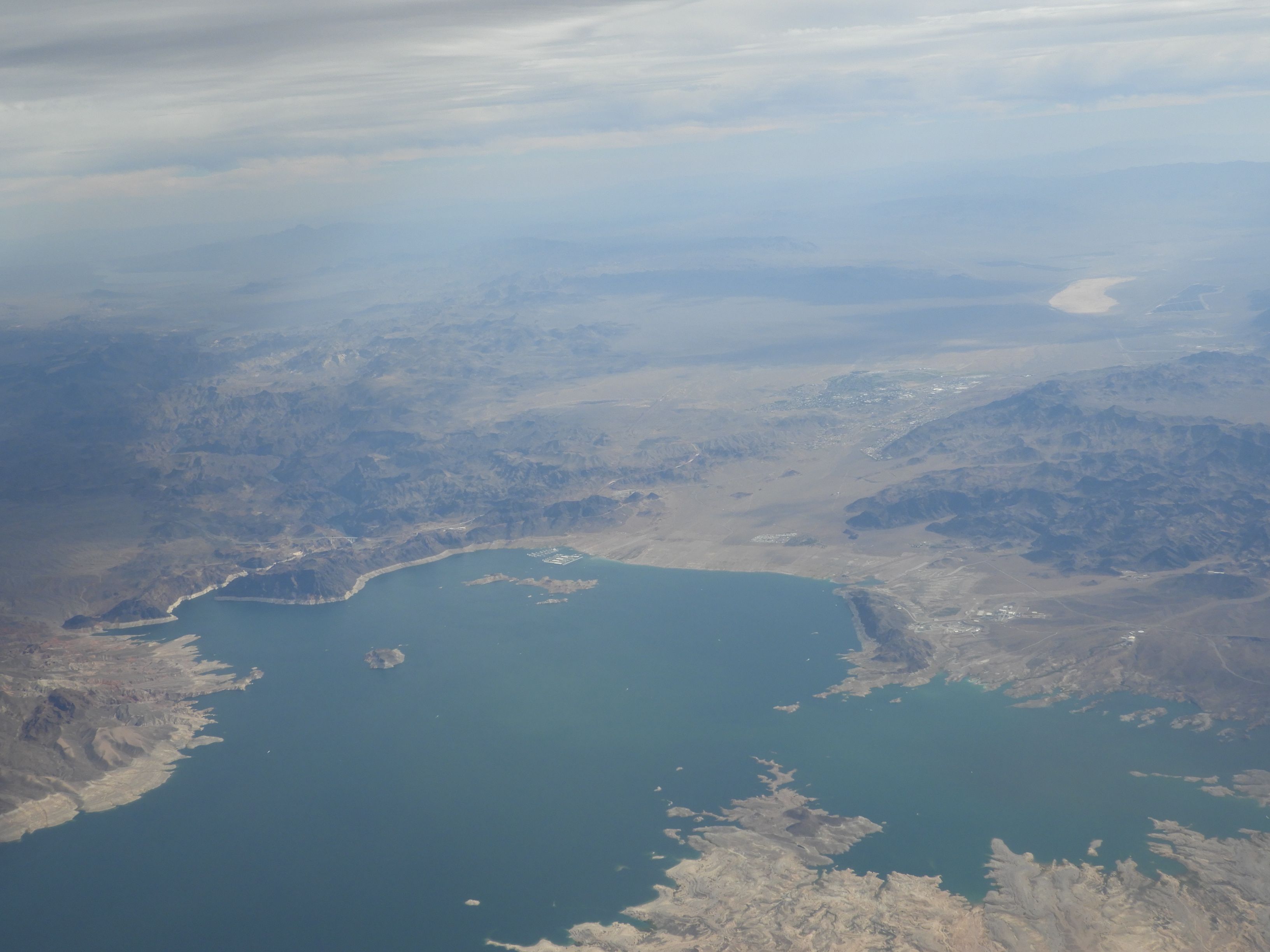 Views from the Airplane window inbound to BWI You can see Hoover Dam(7).JPG