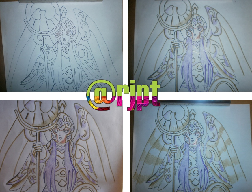 How To Draw Athena Step By Step