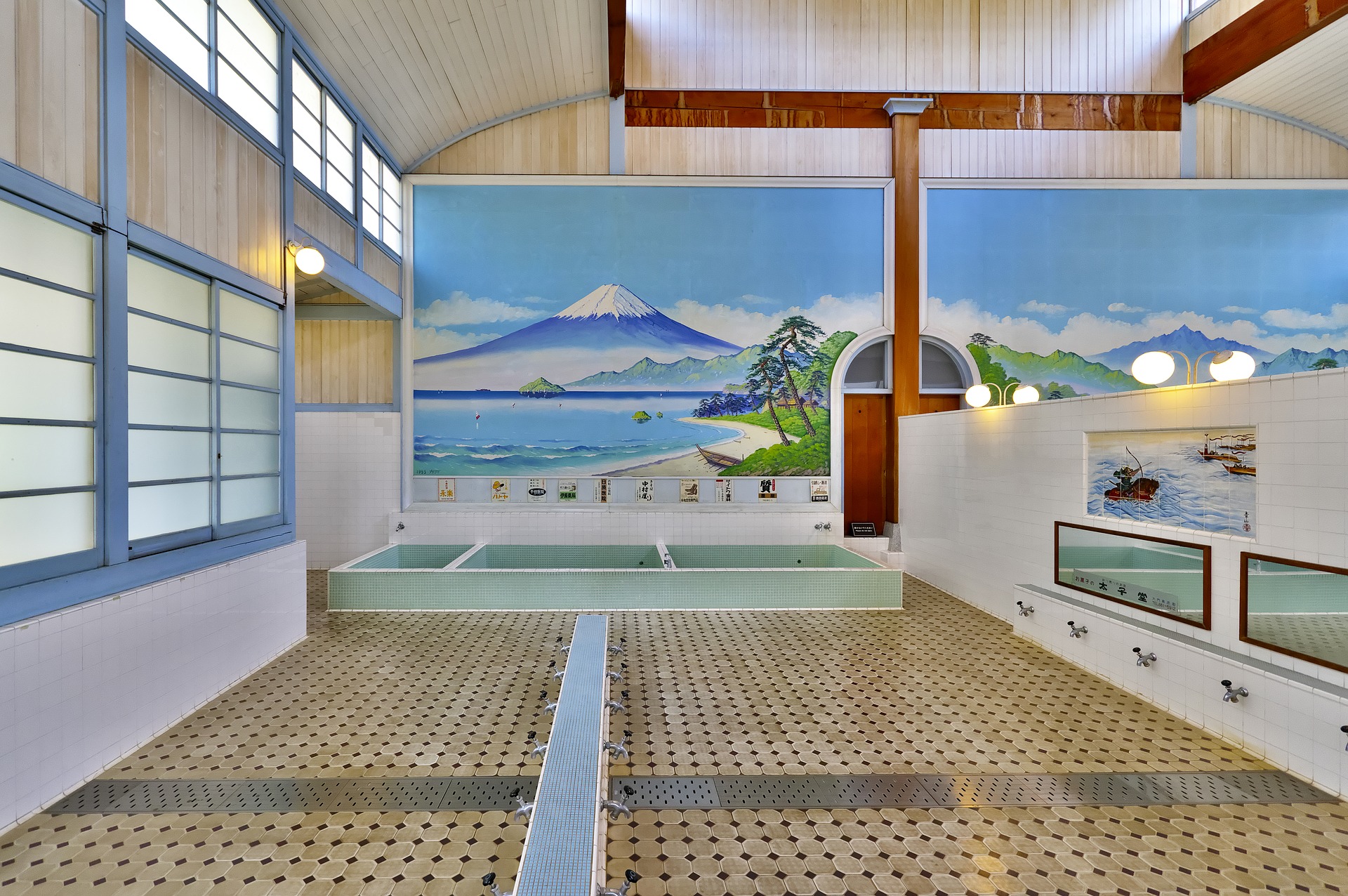 Japanese Public Bath Plans