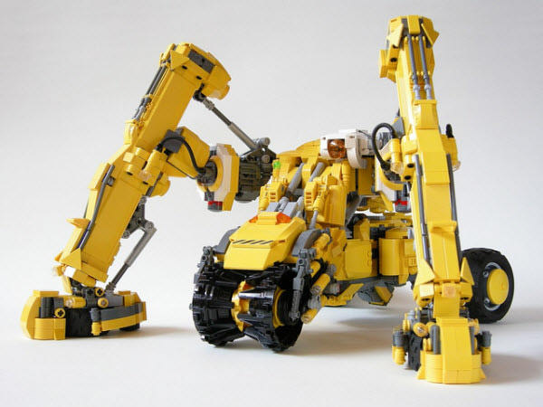 lego construction robot