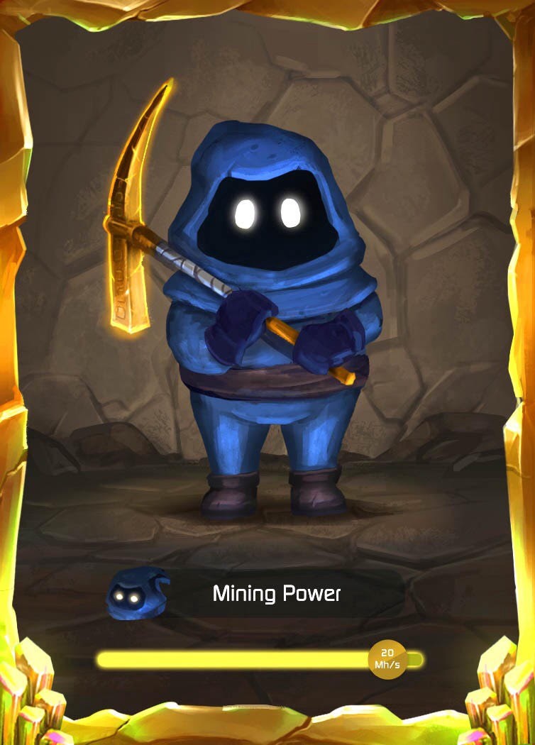 This is what an unique Miner card looks like!
