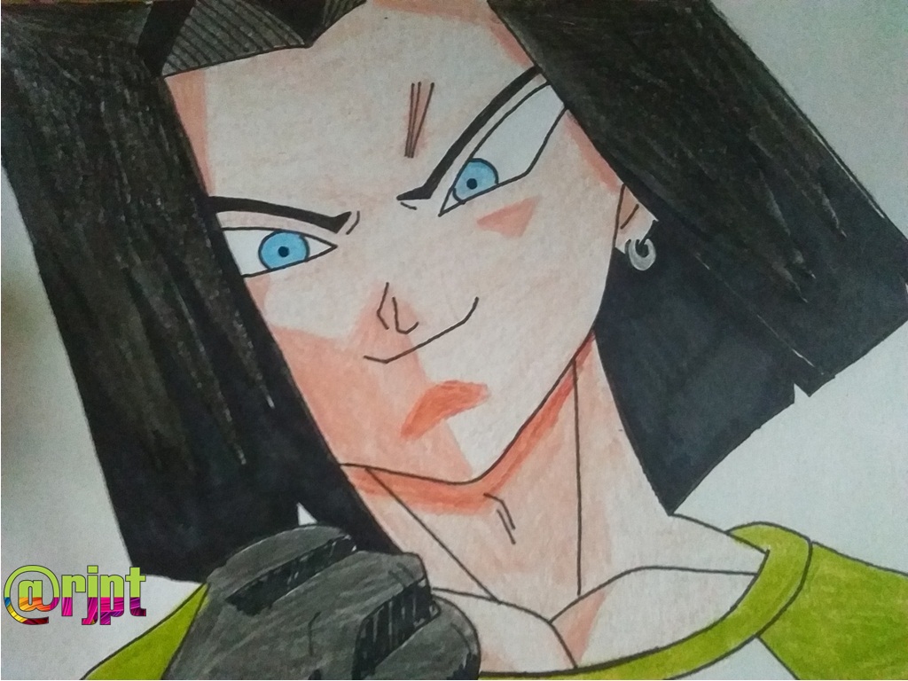 How To Draw Android 17 (Dragon Ball Super) 