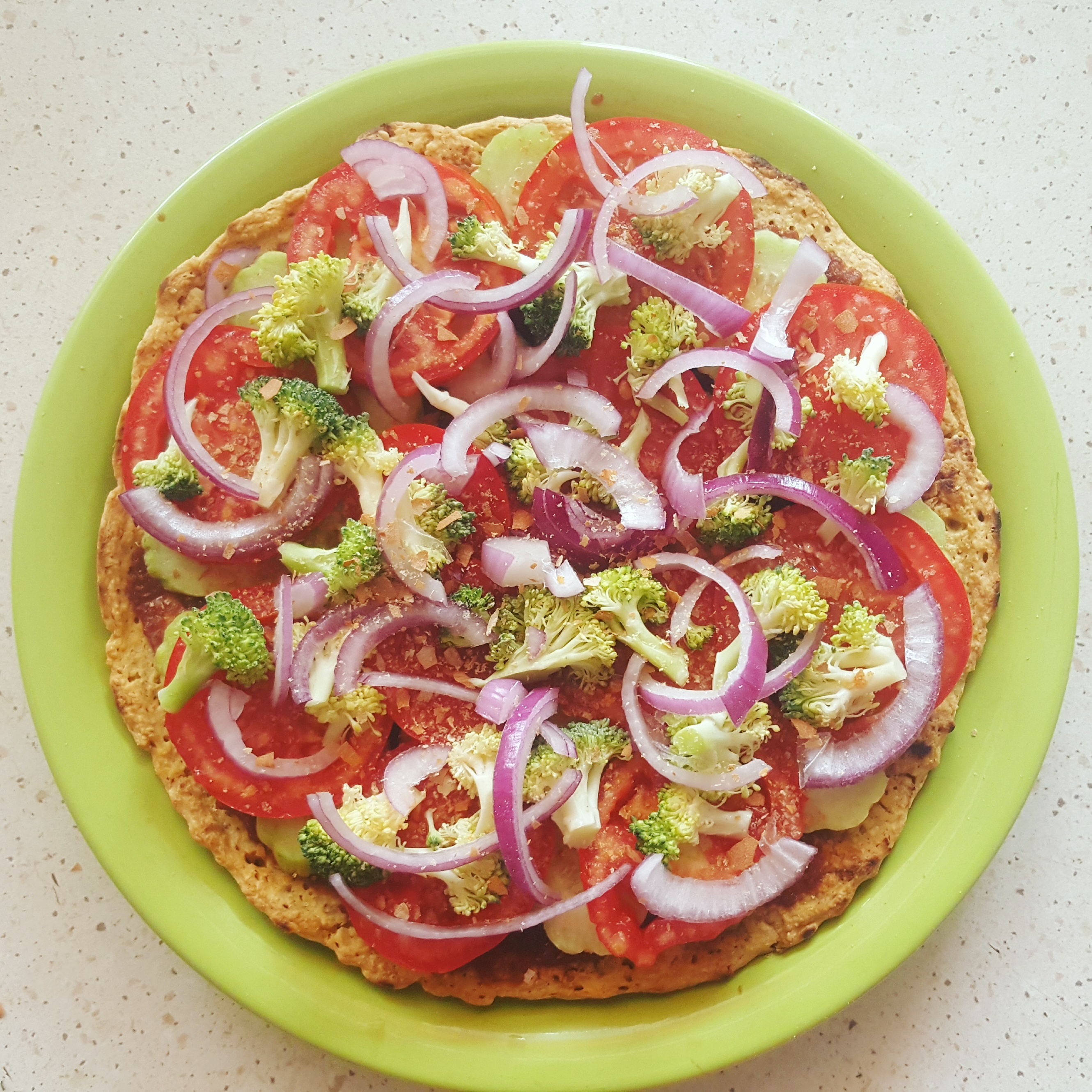 Glutenfree, Crunchy Chickpea Flour Crust Pizza Recipe Super Yummy