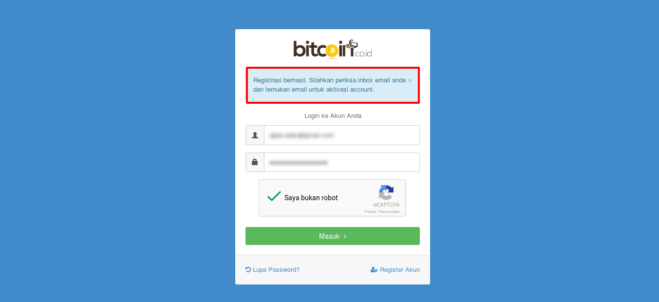 Bagaimana Membuat Akun di Bitcoin.co.id — Steemit