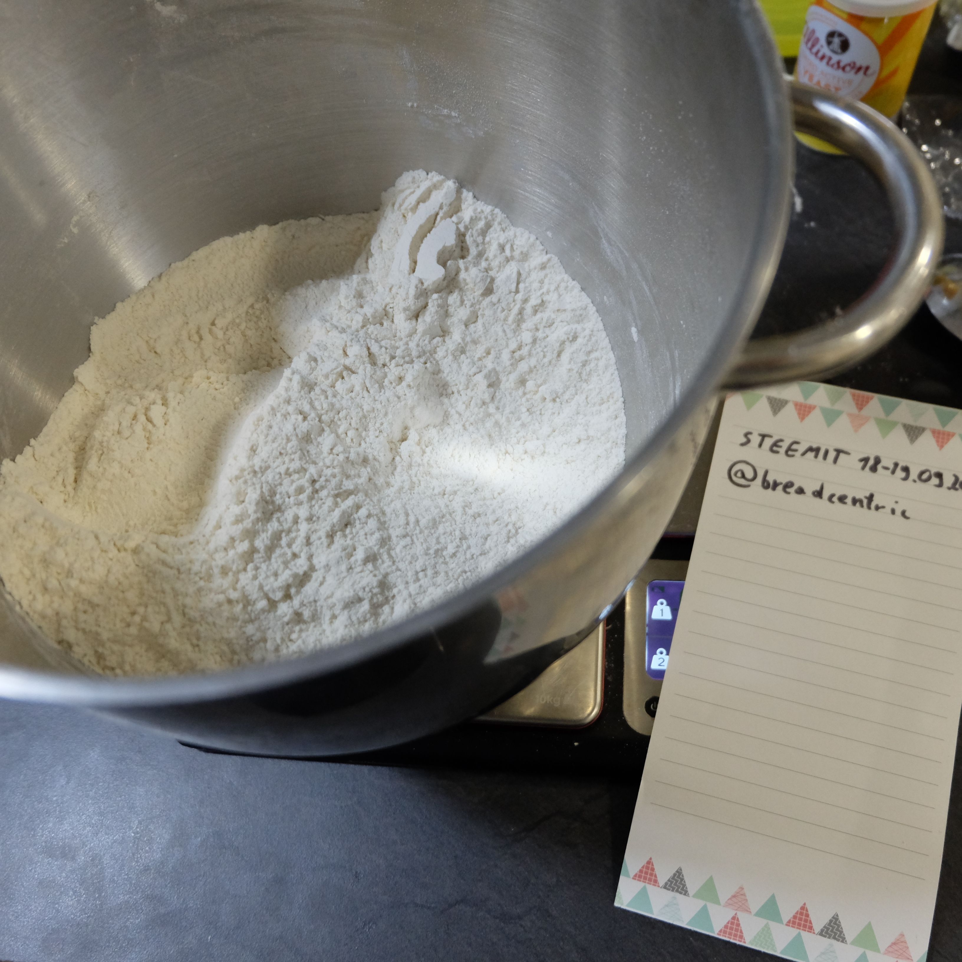 Dry ingredients for bagels