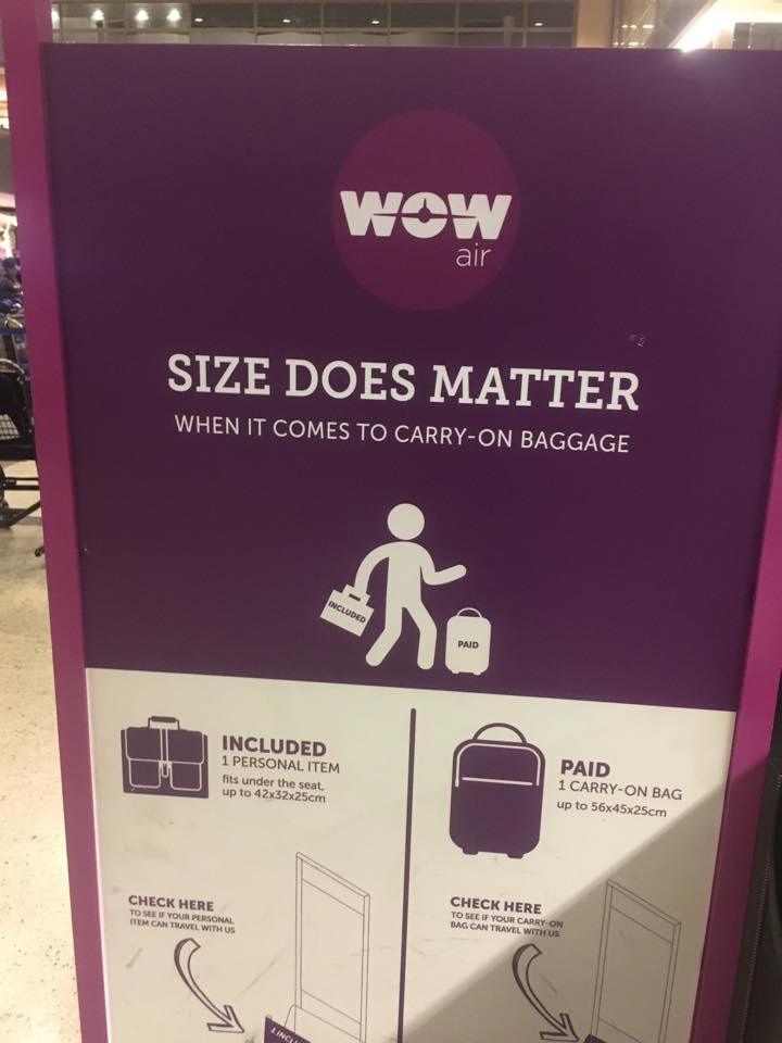 personal item wow air