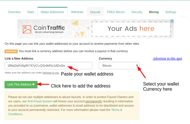 Free Bitcoin Wallet Address - How Do I Earn Free Bitcoin