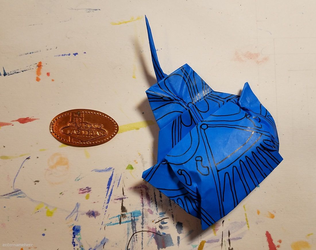 steemit-enternamehere-blue-origami-horseshoe-crab-2.jpg