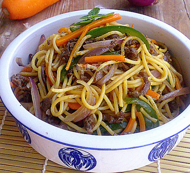 Classic Gourmet Black Pepper Beef Stir Fry Spaghetti Steemit