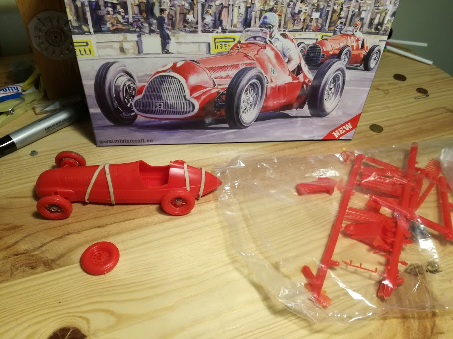 alfa romeo plastic model kit