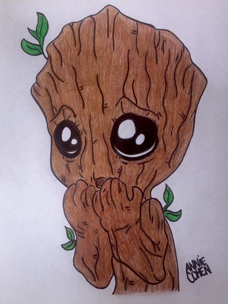 Baby Groot — Guardians of the Galaxy | Illustration — Steemit Baby Groot — Guardians of the Galaxy | Illustration — Steemit