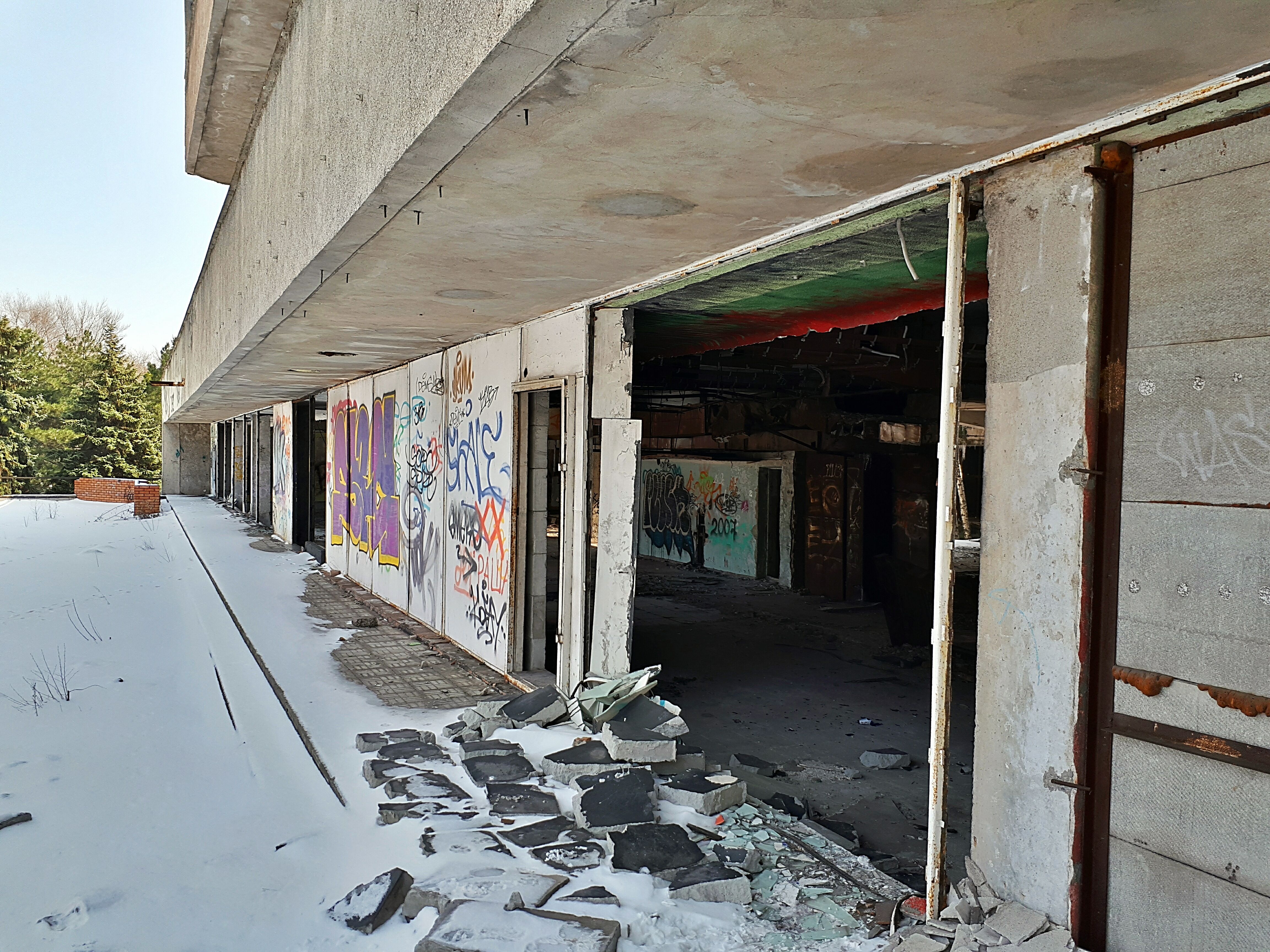 Damaged Restaurant Russia Zaporozhye