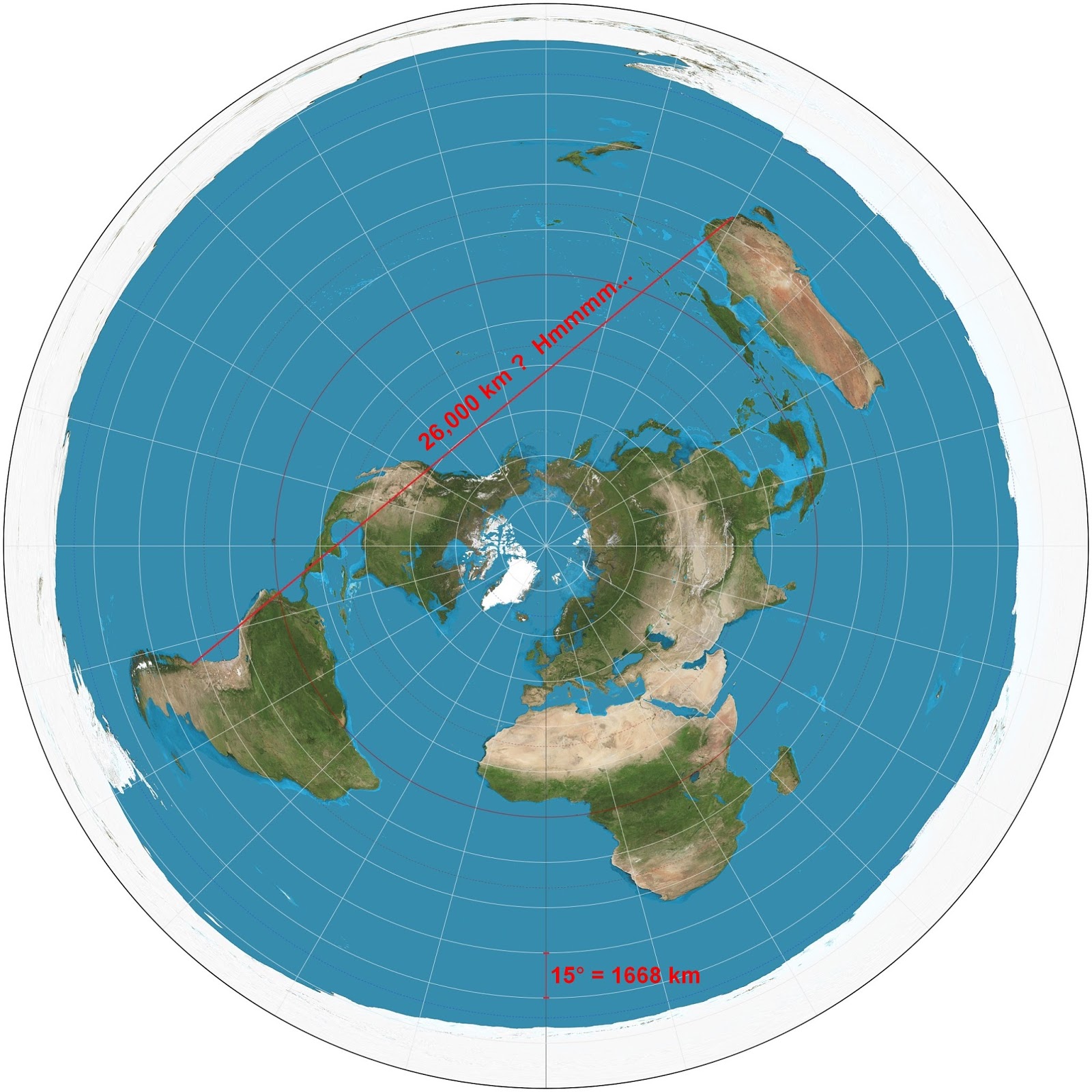 santigo sydney fligth path on flat earth SteemTruth.jpg