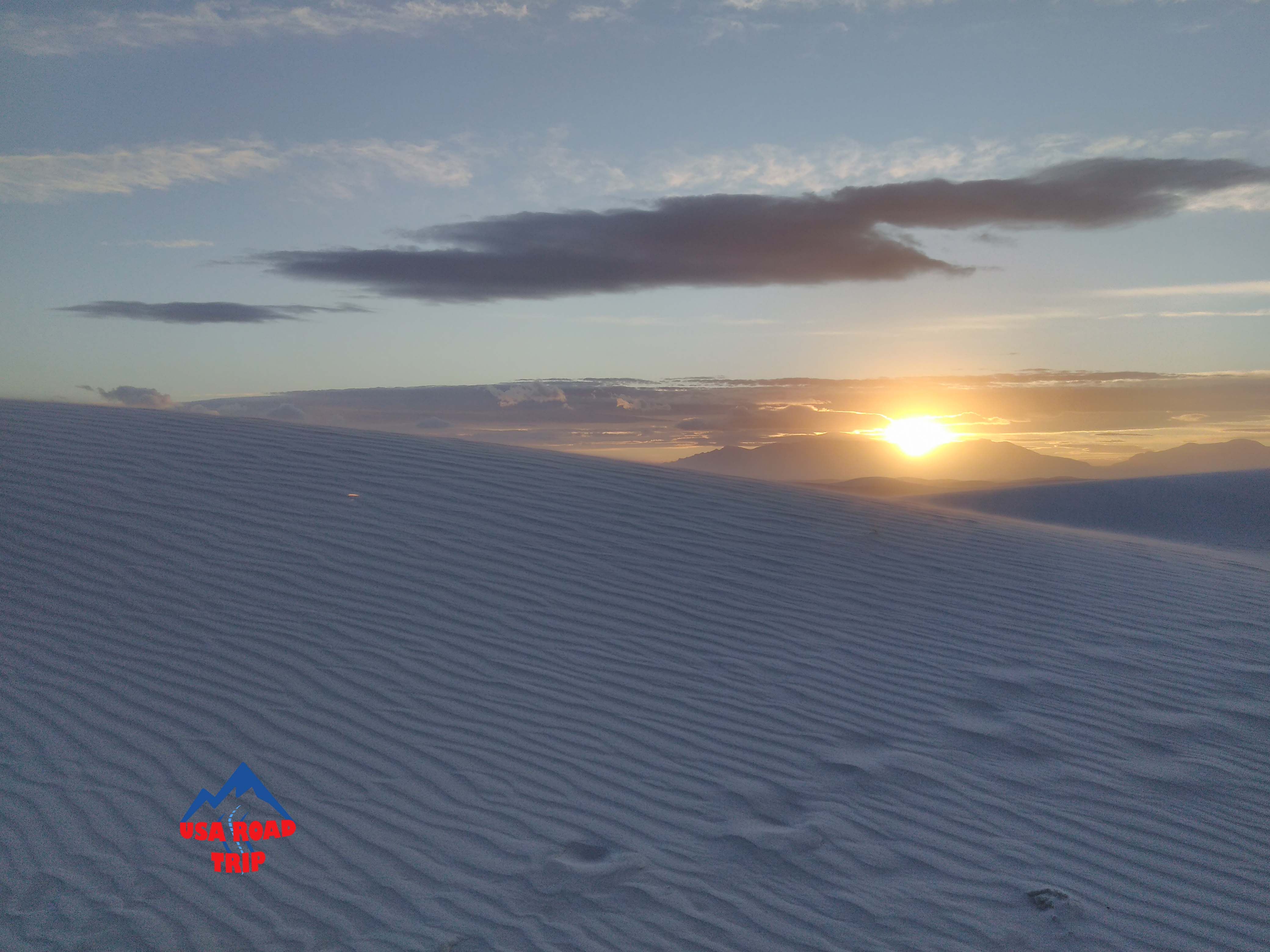 #1 Sunsets are magical at the White Sands