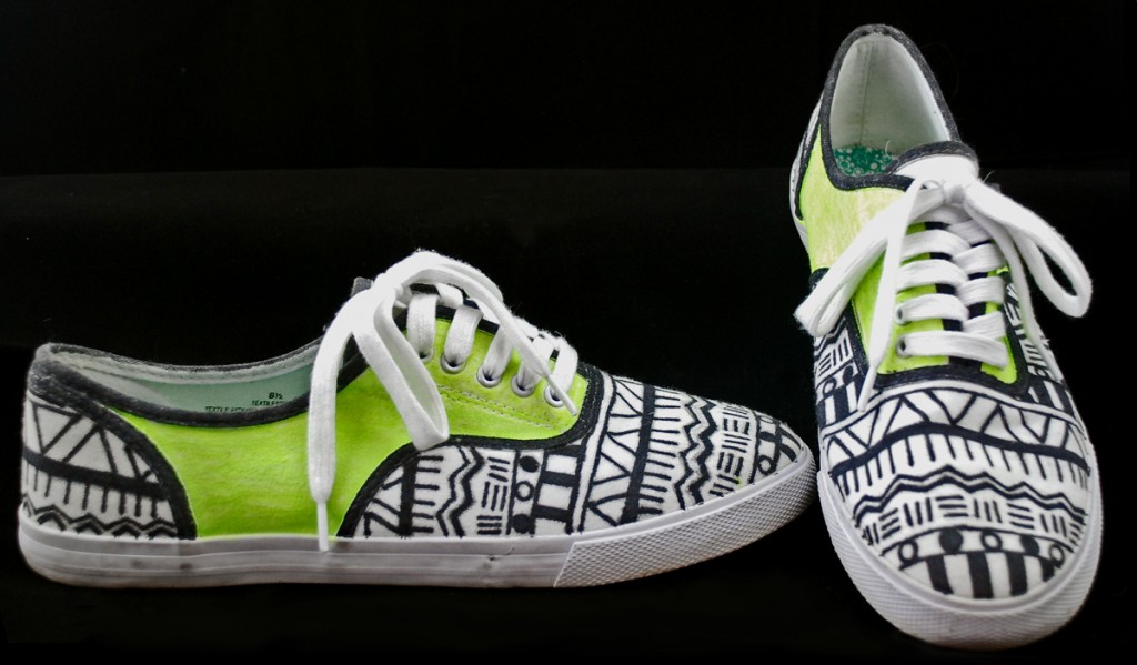 cool designs to draw on shoes