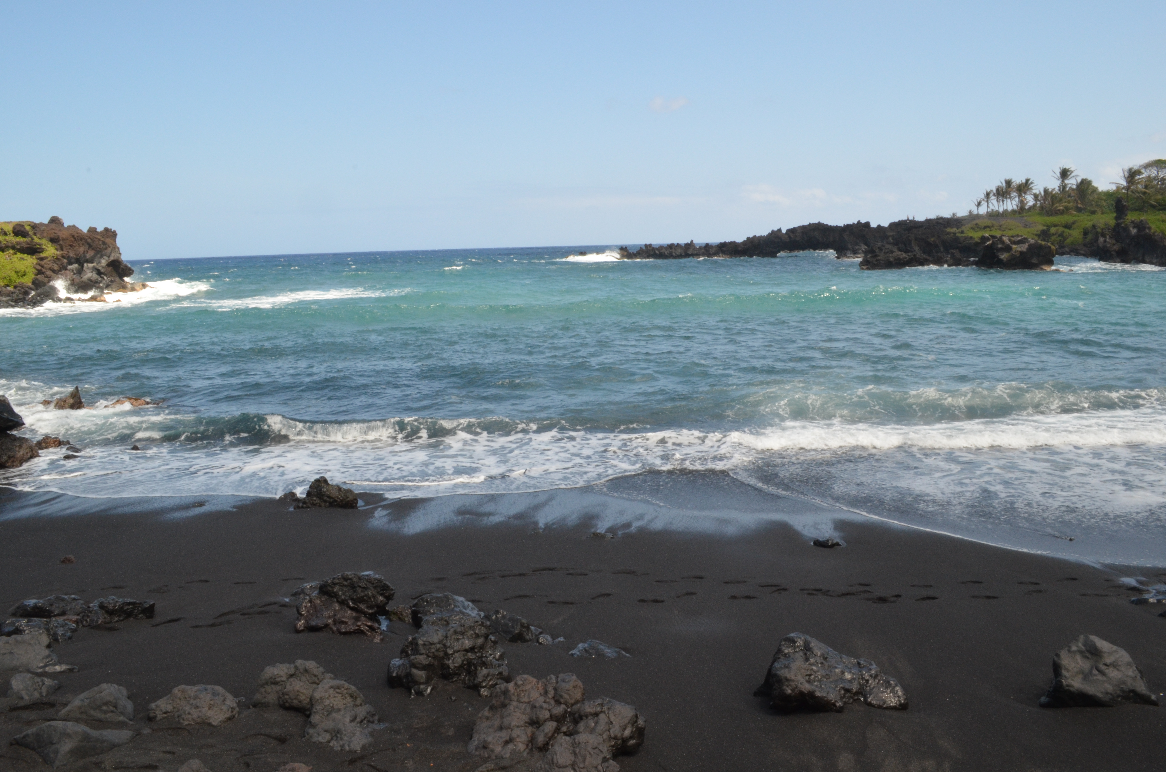 Maui Hawaii Black Sand Beach