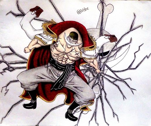 Drawing Edward Newgate Shirohige One Piece Steemit